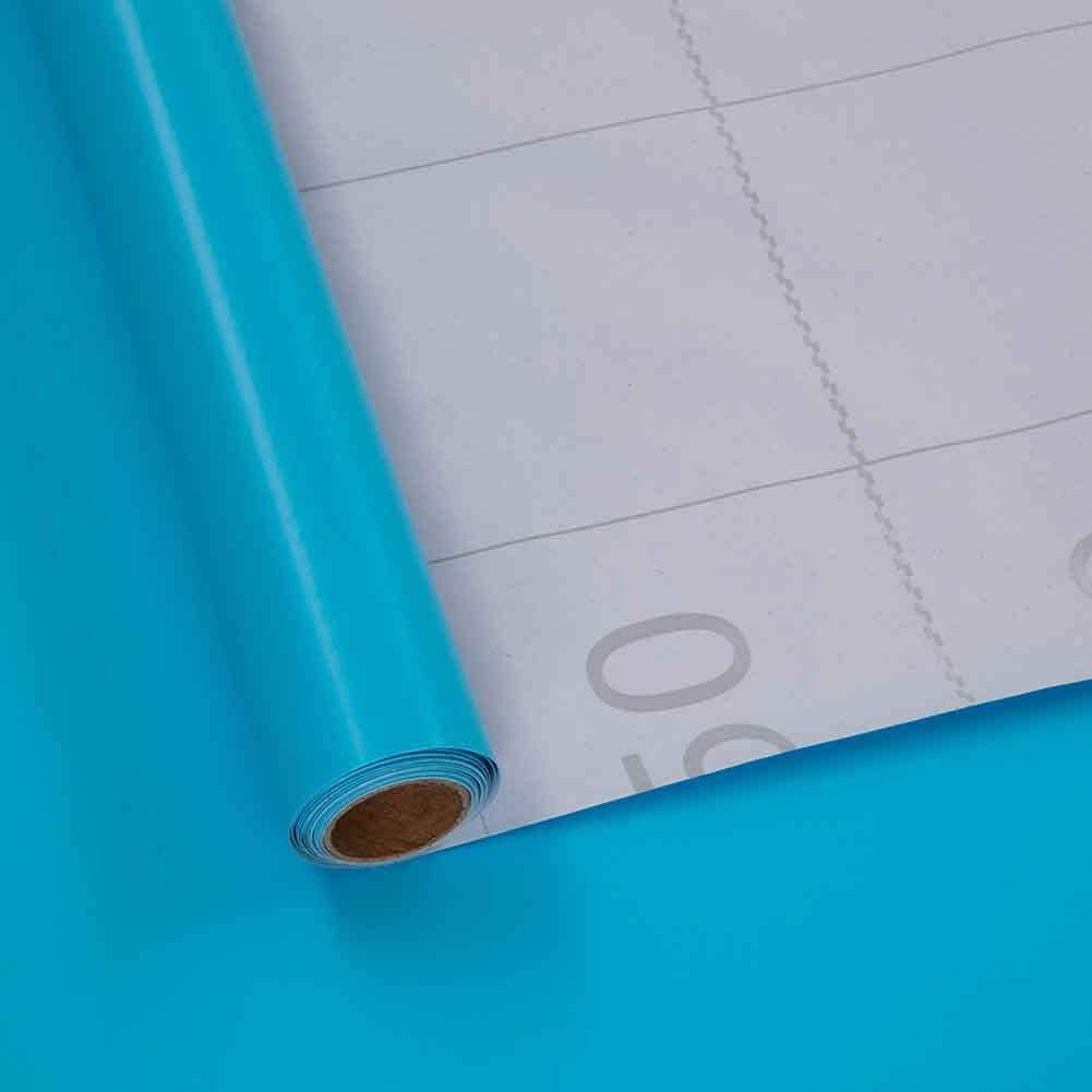Wallnest Glossy Blue Wallpaper Peel and Stick Wallpaper Self Adhesive Removable Wallpaper Contact Paper for Cabinet