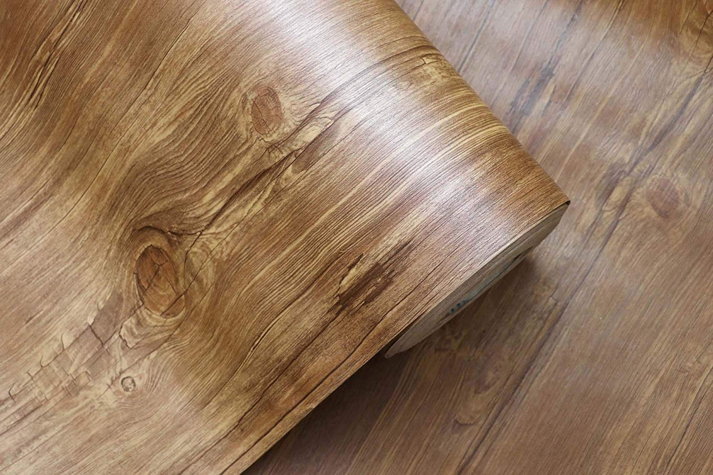 Wallnest Wood Grain Self Adhesive Vinyl Wallpaper, Furniture Sticker, Kitchen Cabinet Liner, Desktop and Door Covering Wall, Kitchen Cupboard & Shelf Liner Sheet