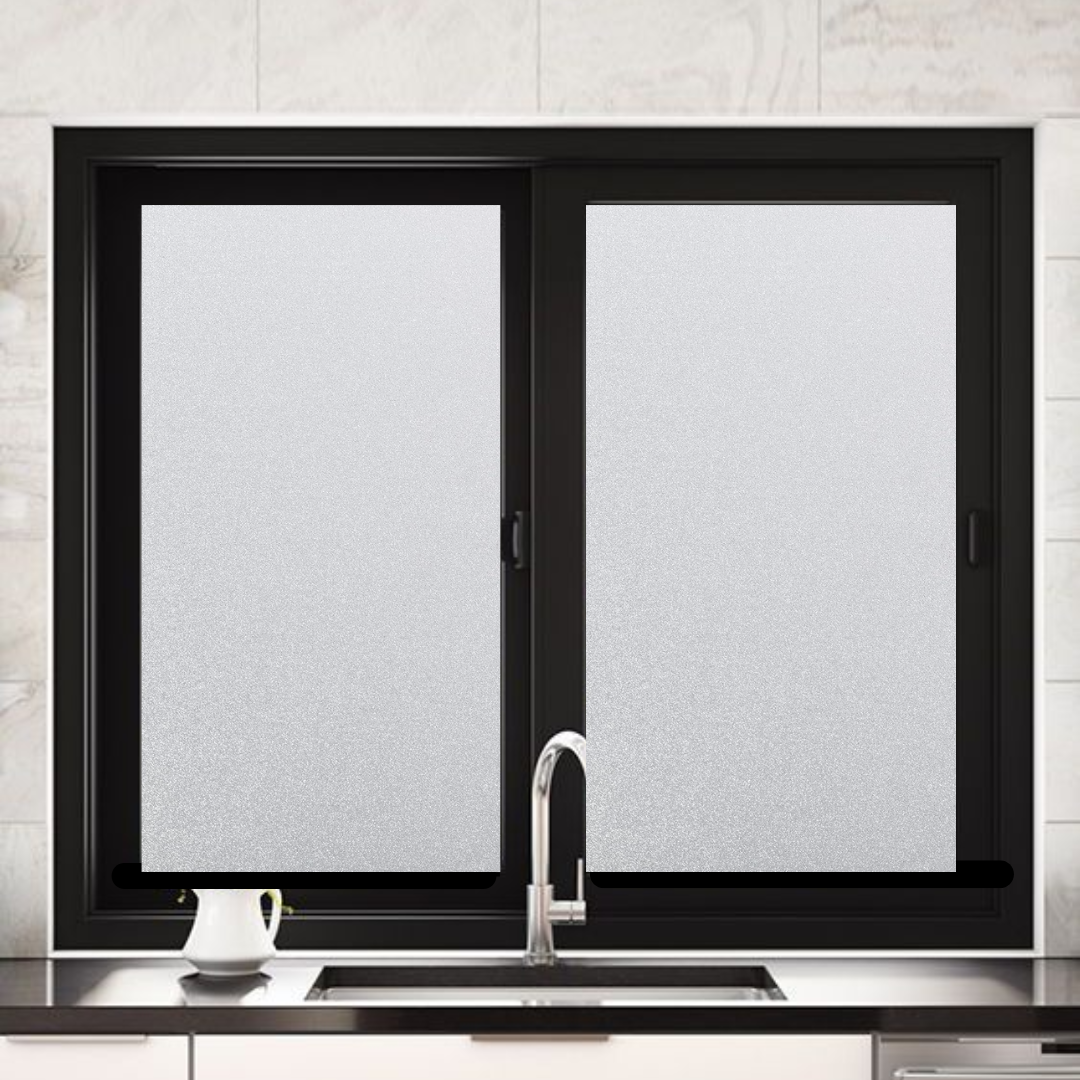 Wallnest Privacy Window Film, Frosted Static Cling Glass Film,rivacy Vinyl Frosted Window Self Adhesive Static Cling Glass Film Anti-UV Window Sticker Non Adhesive