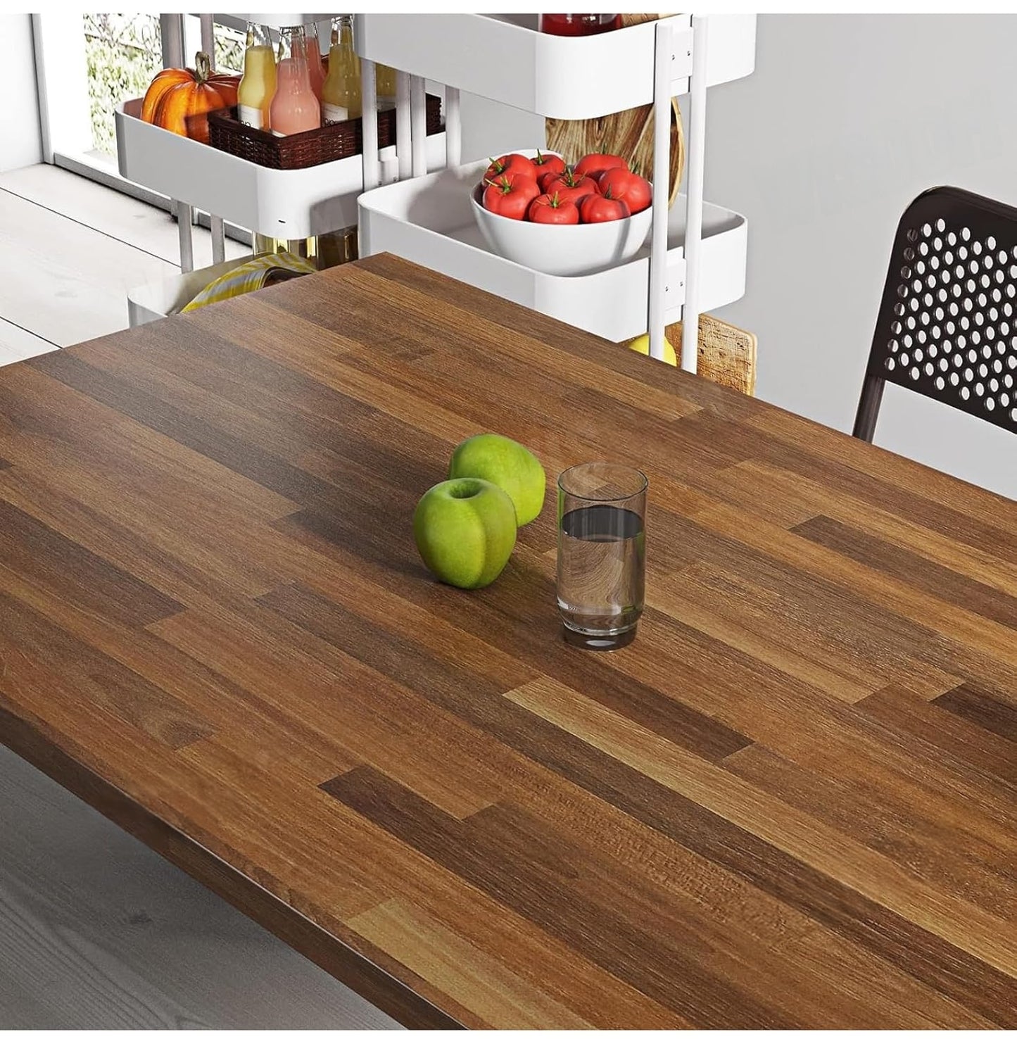 Wallnest Wood Grain Geometric Peel and Stick Wallpaper Self-Adhesive Vinyl Sticker for Furniture, Wooden Doors, Desktops, Walls, Kitchen Cabinets & Shelf Liner