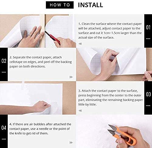 Wallnest Glossy Blue Wallpaper Peel and Stick Wallpaper Self Adhesive Removable Wallpaper Contact Paper for Cabinet