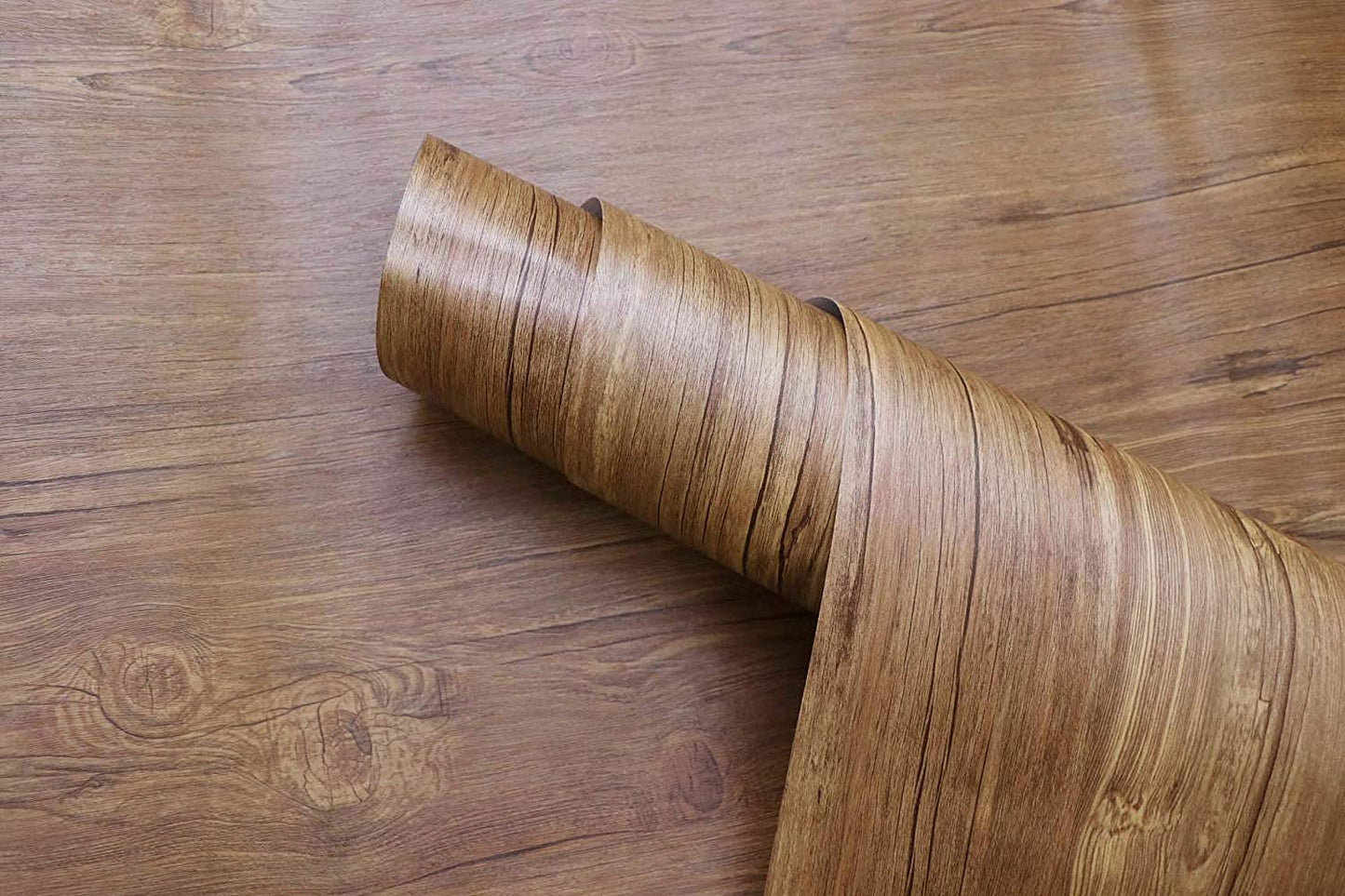 Wallnest Wood Grain Self Adhesive Vinyl Wallpaper, Furniture Sticker, Kitchen Cabinet Liner, Desktop and Door Covering Wall, Kitchen Cupboard & Shelf Liner Sheet