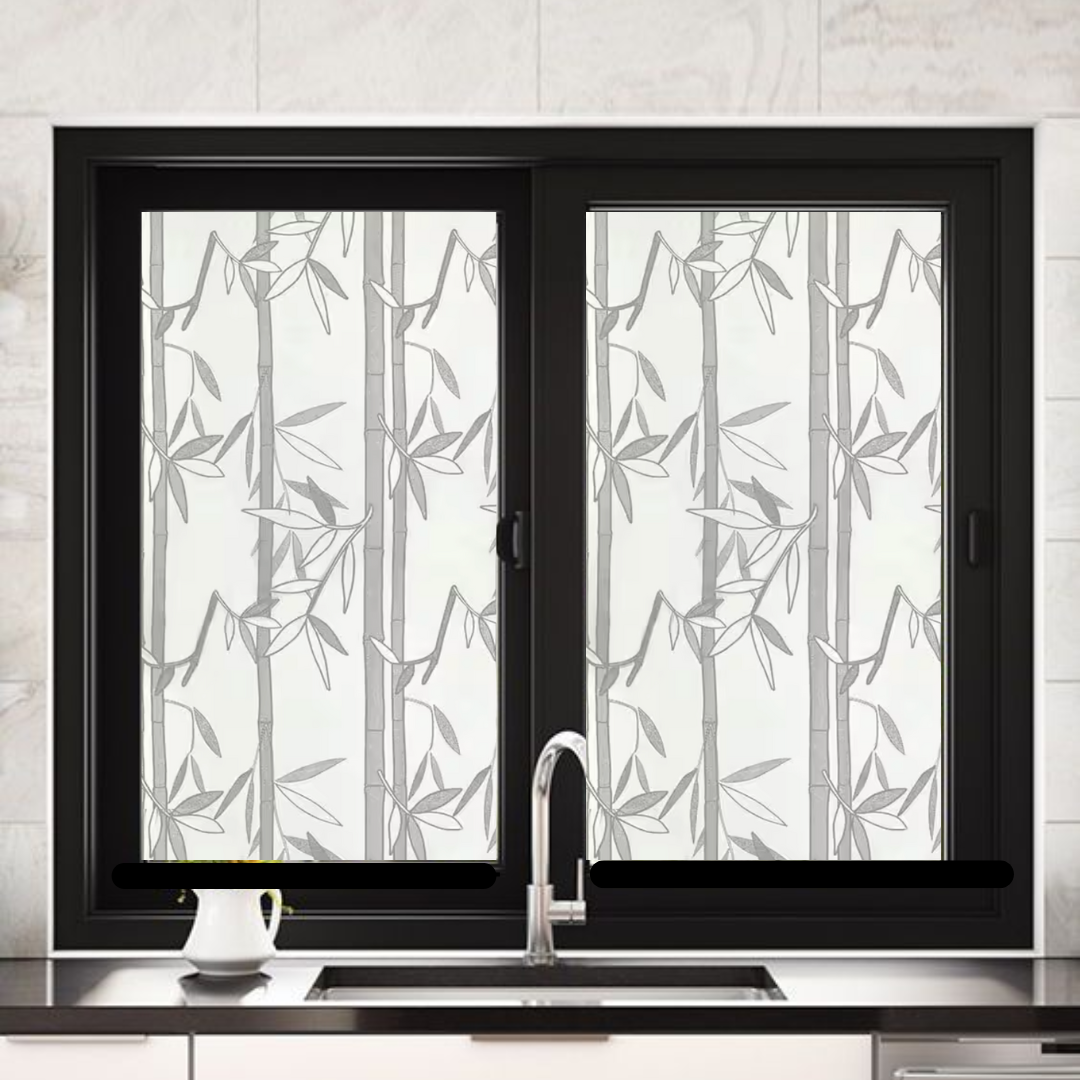 Wallnest Vinyl Frosted Privacy Glass Film for Glass, Office Decorative Sticker Wallpaper Vinyl Sheet for Door, Bathroom, Home UV Protection, Removable Decorative Film