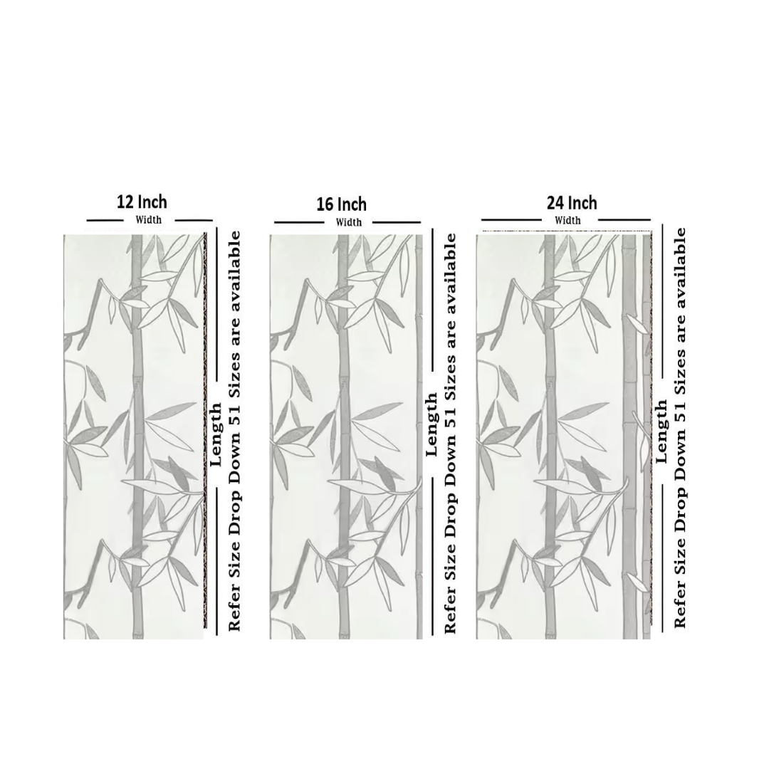 Wallnest Vinyl Frosted Privacy Glass Film for Glass, Office Decorative Sticker Wallpaper Vinyl Sheet for Door, Bathroom, Home UV Protection, Removable Decorative Film
