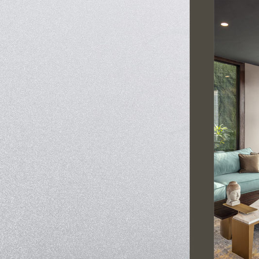 Wallnest Privacy Window Film, Frosted Static Cling Glass Film,rivacy Vinyl Frosted Window Self Adhesive Static Cling Glass Film Anti-UV Window Sticker Non Adhesive
