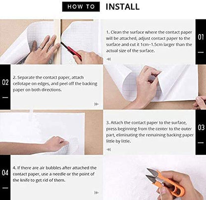 Wallnest Glossy Blue Wallpaper Peel and Stick Wallpaper Self Adhesive Removable Wallpaper Contact Paper for Cabinet