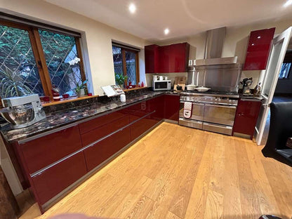 Wallnest Glossy Maroon Peel and Stick Wallpaper – Self-Adhesive Vinyl Contact Paper for Kitchen Cabinets, Furniture, Countertops & Home Décor – Waterproof, Durable & Easy to Apply & Clean