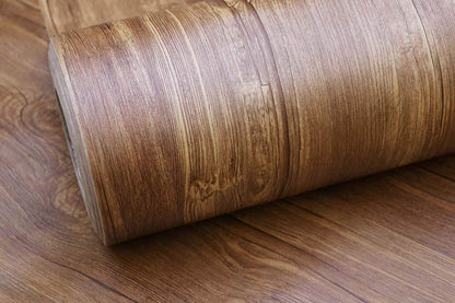 Wallnest Wood Grain Self Adhesive Vinyl Wallpaper, Furniture Sticker, Kitchen Cabinet Liner, Desktop and Door Covering Wall, Kitchen Cupboard & Shelf Liner Sheet