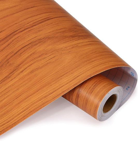 Wallnest Self-Adhesive Wood Grain Wallpaper – Peel and Stick Vinyl Wrap for Furniture, Walls, Doors & Kitchen Cabinets