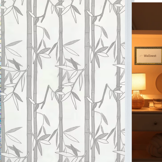Wallnest Vinyl Frosted Privacy Glass Film for Glass, Office Decorative Sticker Wallpaper Vinyl Sheet for Door, Bathroom, Home UV Protection, Removable Decorative Film